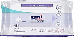 Skin Care Wet Wipes - Seni Care Delicate Cleansing Wet Wipes — photo N1