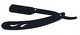 Straight Razor with Refill Half-Blade, 6058, black - Detreu — photo N1