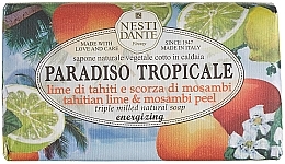 Soap "Lime & Mangosteen" - Nesti Dante Paradiso Tropicale Tahitian Lime & Mosambi Peel Soap — photo N1