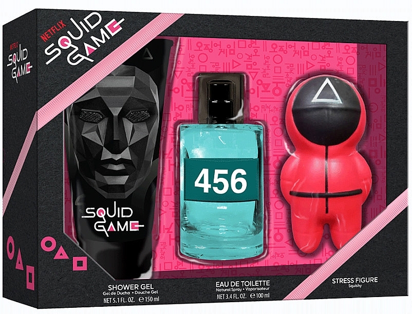 Air-Val International Netflix Squid Game - Set (edt/100ml+sh/gel/150ml+doll) — photo N1