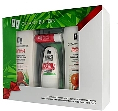 Fragrances, Perfumes, Cosmetics Set - AA Creamy Butters Set (balm/400ml + Emulsion/400ml + lip + deo/50ml)