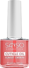 Fragrances, Perfumes, Cosmetics Sunset Cherry Cuticle & Nail Oil - Sanso Cosmetics Cuticle Oil