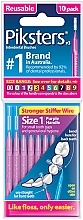 Fragrances, Perfumes, Cosmetics Interdental Brush, 1, Purple, Pack of 10 - Pixsters Interdental Brushes Purple Size 1