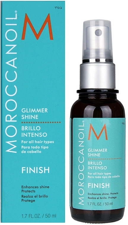 Moisturizing Shine Spray - Moroccanoil Glimmer Shine — photo N4