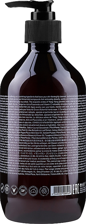 Liquid Hand Soap - Grown Alchemist Hand Wash Cedarwood Atlas, Ylang Ylang, Tangerine — photo N5