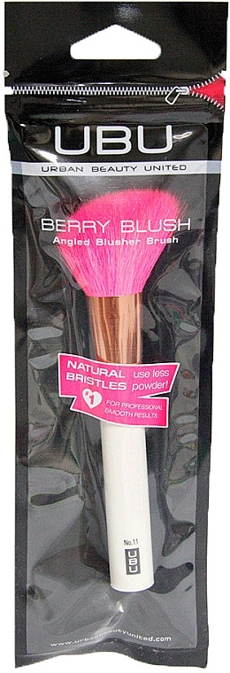 Slanted Blush Brush #11 - UBU Berry Blush Angled Blusher Brush — photo N2