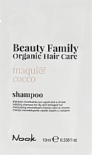 Fragrances, Perfumes, Cosmetics Shampoo for Dry and Damaged Hair - Nook Beauty Family Organic Hair Care (sample)