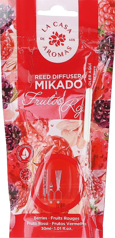 Reed Diffuser "Forest Fruits" - La Casa de Los Aromas Mikado Reed Diffuser — photo N1