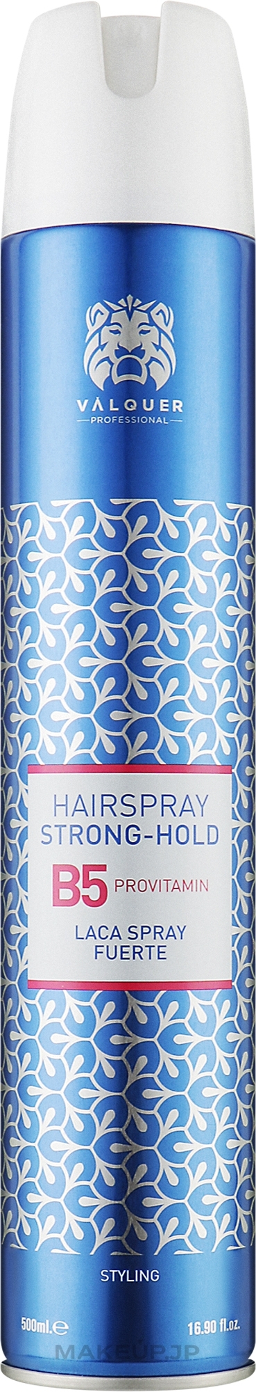 Strong Hold Hair Spray - Valquer B5 Provitamin Hairspray Strong-Hold — photo 500 ml