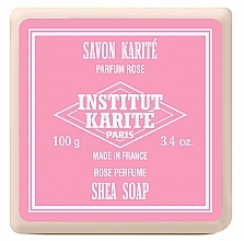 Set - Institut Karite Shea Soap Trio Rose, Lavender and Cherry Blossom (soap/100g + soap/100g + soap/100g) — photo N2