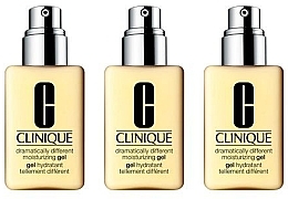 Fragrances, Perfumes, Cosmetics Set - Clinique Dramatically Different Moisturizing Gel (f/gel/125mlx3)