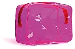 Fragrances, Perfumes, Cosmetics Transparent Cosmetic Bag, pink - IDC Institute Neon Transparent Bag