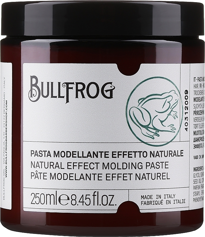 Hair Paste - Bullfrog Natural Effect Molding Paste — photo N1