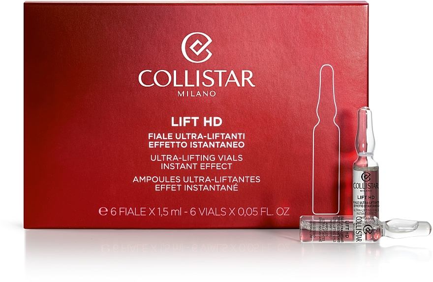 Face Serum - Collistar Lift HD + Immediate Tensor Effect Lifting Vials — photo N1