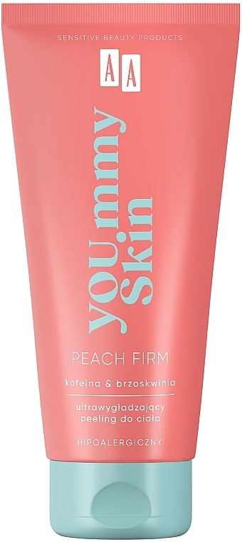 Caffeine & Peach Body Scrub - AA Cosmetics YOU.mmy Peach Firm — photo N1
