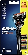 Razor with 3 Refill Cartridges - Gillette Fusion 5 ProGlide — photo N1