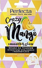 Intensive Smooth & GlowFacial Sheet Mask - Perfecta Crazy Mango Smooth & Glow — photo N1