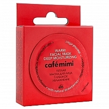 Fragrances, Perfumes, Cosmetics Warm Face Mask with Natural Strawberries "Deep Hydration" - Café Mimi