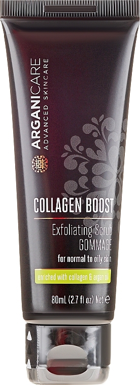 Face Scrub - Arganicare Collagen Boost Exfoliating Scrub — photo N2