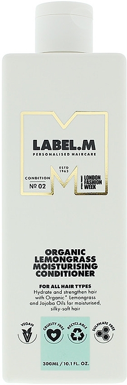 Conditioner - Label.M Organic Lemongrass Moisturizing Conditioner — photo N1