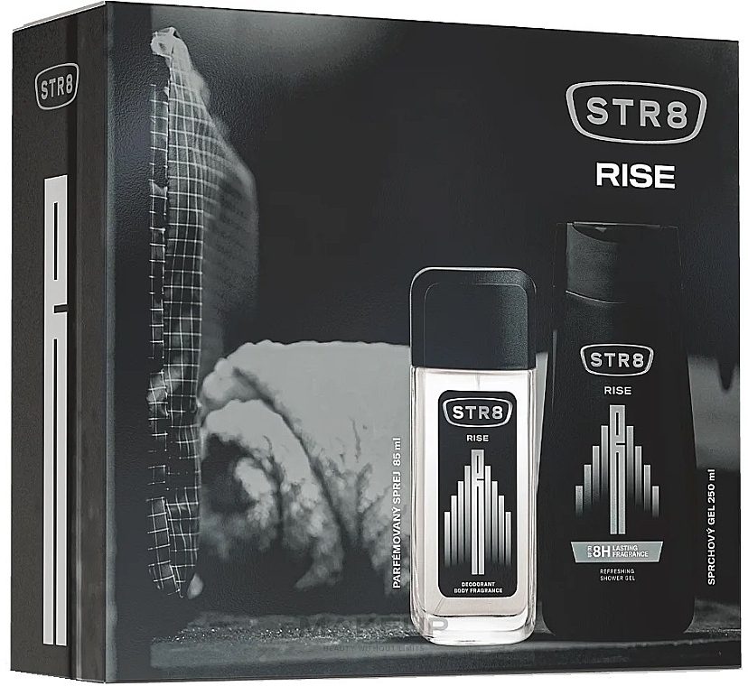 STR8 Rise - Set (deo/spray/85ml+sh/gel/250ml) — photo N1