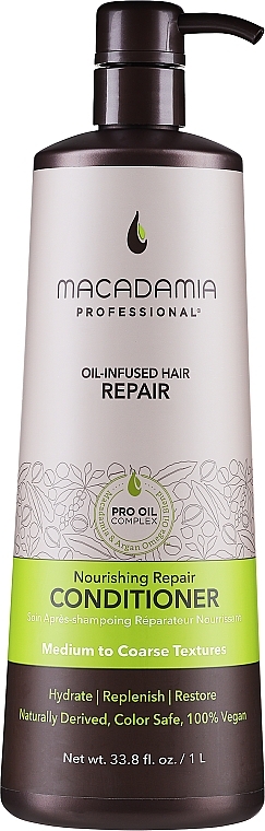 Nourishing Conditioner for All Hair Types - Macadamia Professional Nourishing Repair Conditioner — photo N1