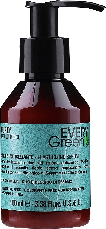 Serum for Curly Hair - EveryGreen Curly Elasticising Serum — photo N2