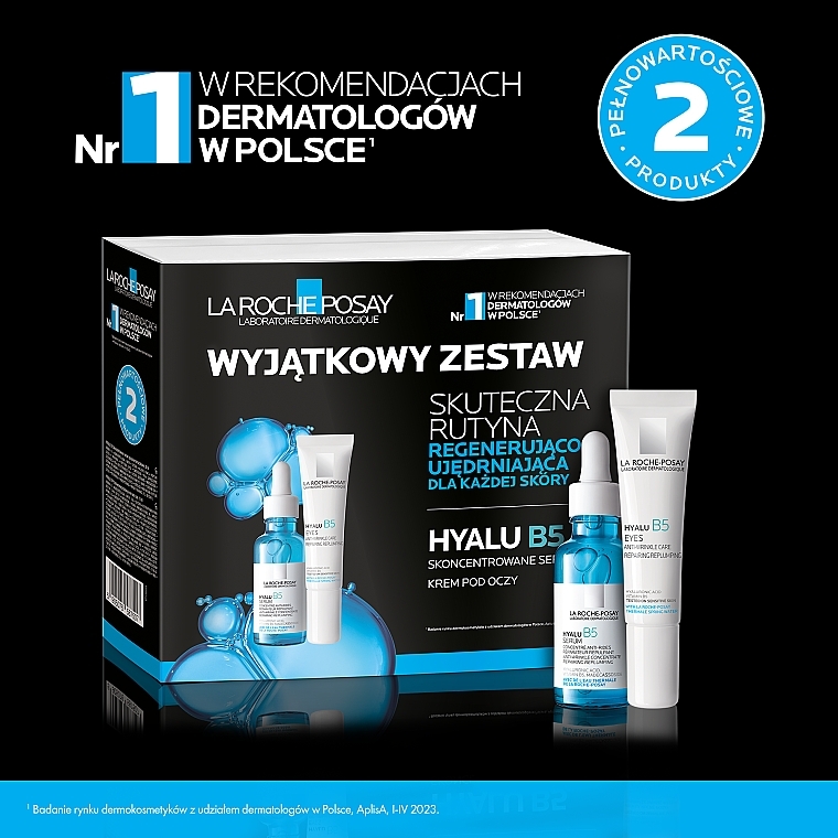 Face Care Set - La Roche-Posay Hyalu B5 (ser/30ml + eye/cr/15ml) — photo N3