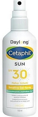 Sunscreen Gel Spray for Sensitive Skin SPF30 - Daylong Cetaphil Sensitive SPF30 Gel-Spray — photo N1