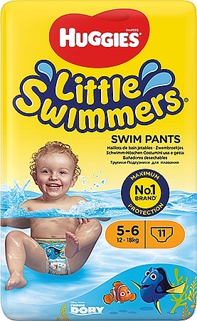 Little Swimmer Finding Dory Diapers 12-18 kg, 11 pcs. - Huggies — photo N2