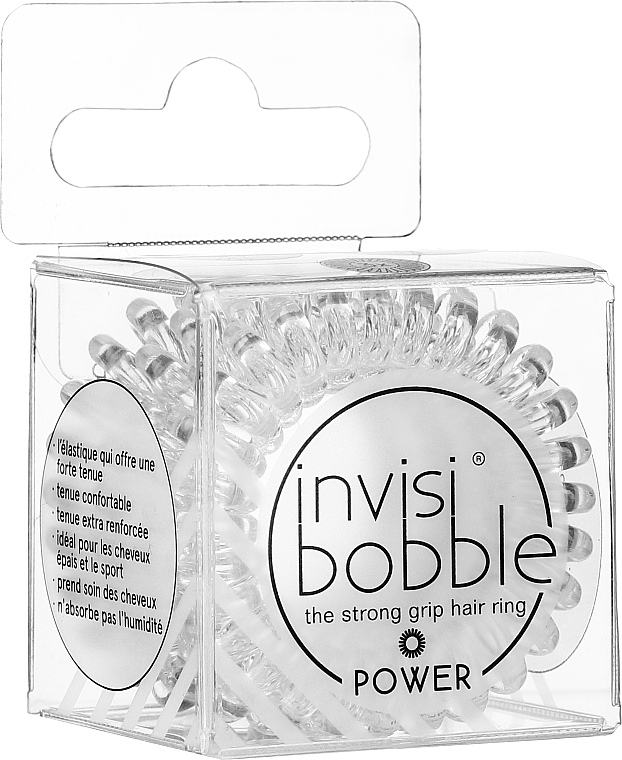 Hair Tie - Invisibobble Power Crystal Clear — photo N2