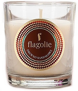 Scented Candle "Sandalwood" - Flagolie Fragranced Candle Sandalwood — photo N1