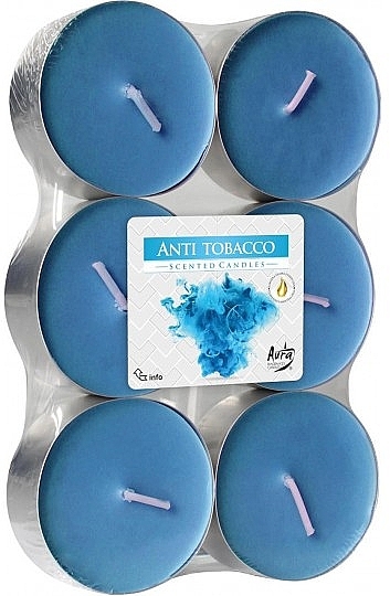 Anti-Tobacco Tealight Set - Bispol Anti Tobacco Maxi Scented Candles — photo N1