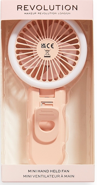 Handheld Electric Fan - Makeup Revolution Mini Hand Held Electric Fan — photo N1