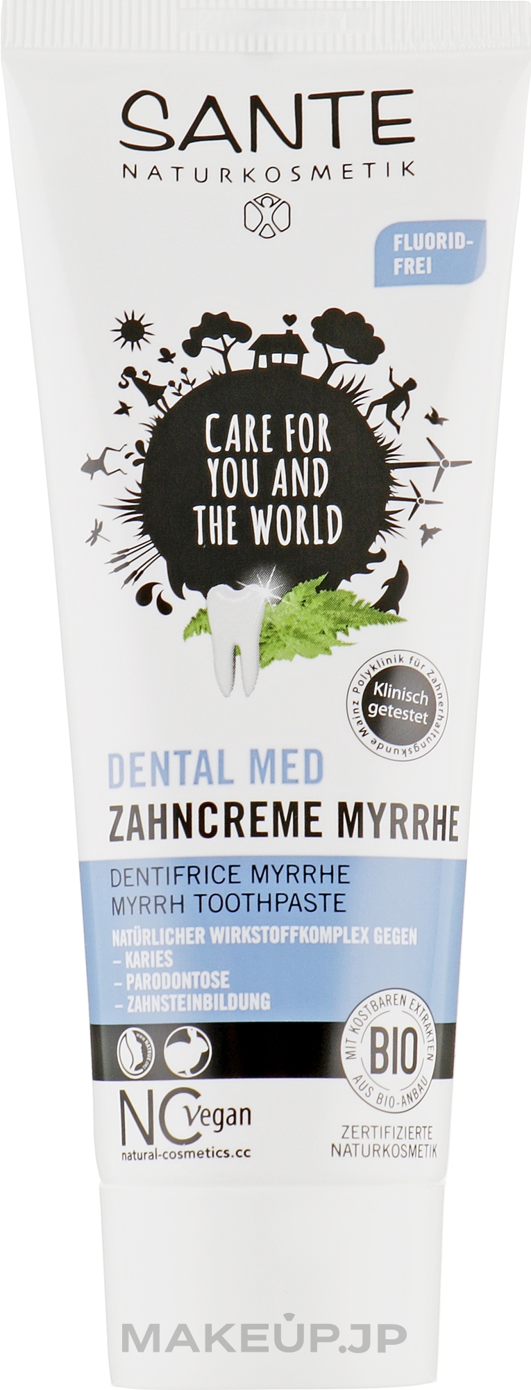 Herbal Myrrh Toothpaste - Sante Dental Care Myrhe — photo 75 ml