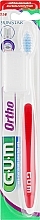 Orthodontic Toothbrush, soft, red - G.U.M Orthodontic — photo N5