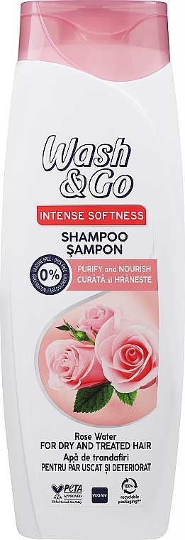 Rose Water Shampoo for Intense Hair Softening - Wash&Go — photo N2