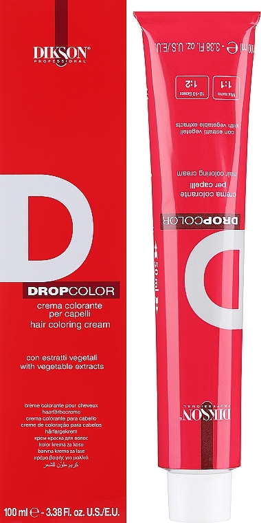 Hair Color Cream - Dikson Drop Color Hair Coloring Cream — photo N1