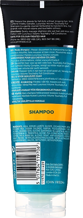 Luxurious Volume Hair Shampoo - John Frieda Luxurious Volume Hair Thickening Shampoo — photo N3