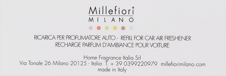 Car Perfume Refill 'Orange Tea' - Millefiori Milano Icon Refill Orange Tea — photo N1