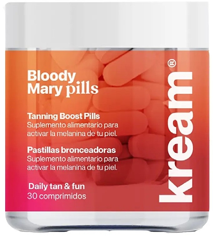 Tanning Boost Pills - Kream Bloody Mary Pills — photo N1