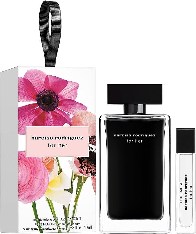 Narciso Rodriguez For Her - Set (edt/100ml + edt/10ml) — photo N1