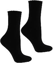 Fragrances, Perfumes, Cosmetics Women's Cotton Knee High Socks, 1 Pair, Black - Moraj