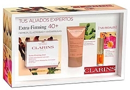 Fragrances, Perfumes, Cosmetics Set - Clarins Extra-Firming Day Cream For Dry Skin (f/cr/50ml + F/CR/15ml + lip/oil/7ml)