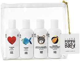 Fragrances, Perfumes, Cosmetics Pochette Set - Linea Mamma Baby (soap/100ml + gel/foam/100ml + shm/100ml + oil/100ml)