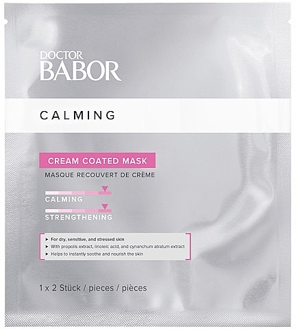 Soothing Face Cream-Mask - Babor Doctor Babor Calming Cream Coated Mask — photo N1