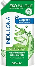 Fragrances, Perfumes, Cosmetics Antibacterial Liquid Soap 'Aloe Vera' - Indulona Aloe Vera Antibacterial Liquid Soap (doypack)