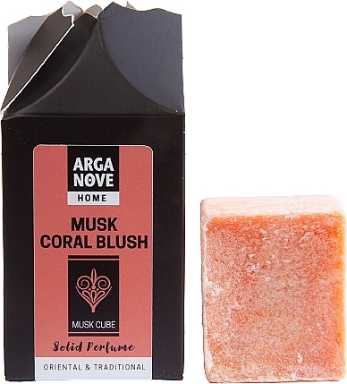 Perfume Cube for Home - Arganove Solid Perfume Cube Musk Coral Blush — photo N2