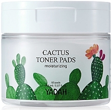 Moisturizing Cactus Face Pads - Yadah Cactus Moisturizing Toner Pads — photo N1