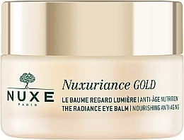 Fragrances, Perfumes, Cosmetics Brightening Eye Balm - Nuxe Nuxuriance Gold Radiance Eye Balm